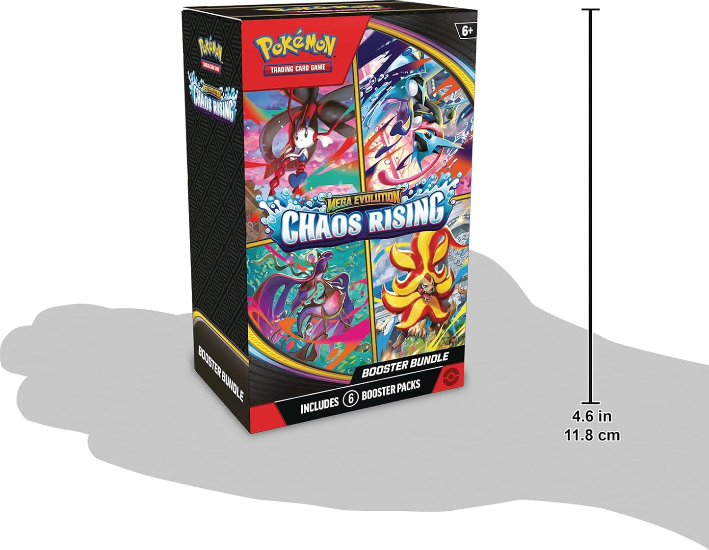 Pokémon TCG Mega Evolution Chaos Rising 6-Pack Bundle